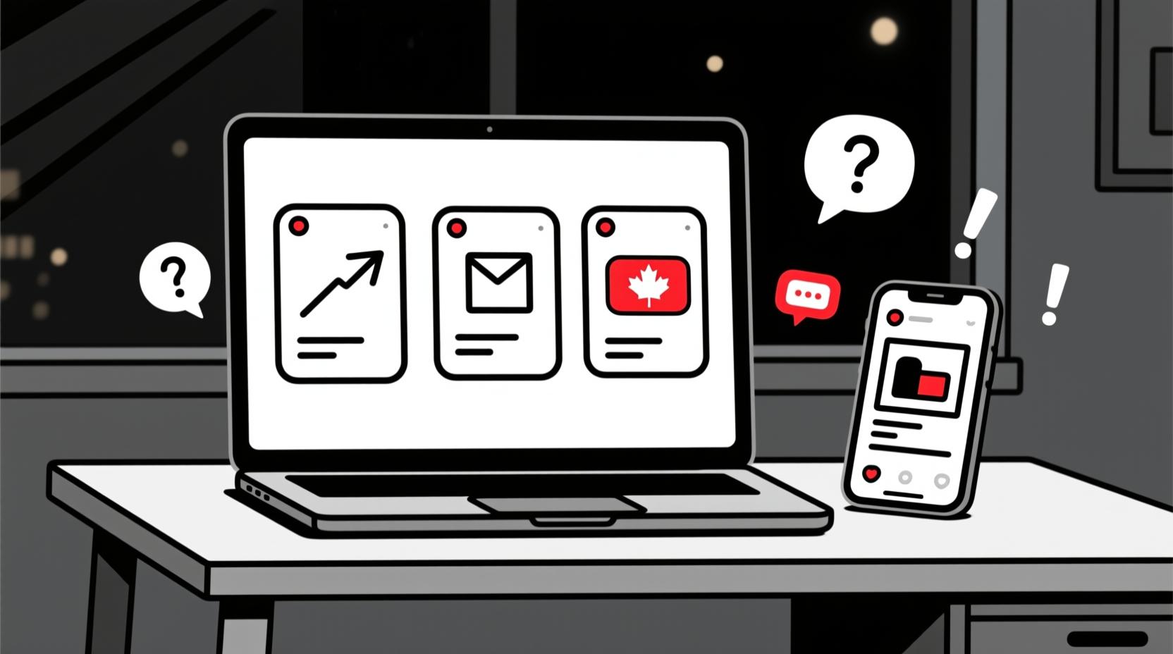 Canadian AI Guy tip: A social media campaign that builds curiosity to promote a member spotlight.