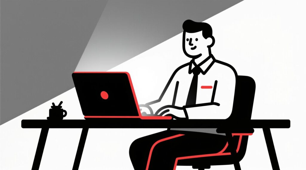 Canadian AI Guy illustration of AI acting as an on-demand research department, saving business owners hours every week