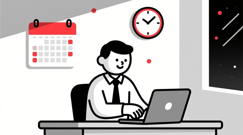 Canadian AI Guy illustration of a business owner reclaiming time and making smarter decisions with AI-powered research